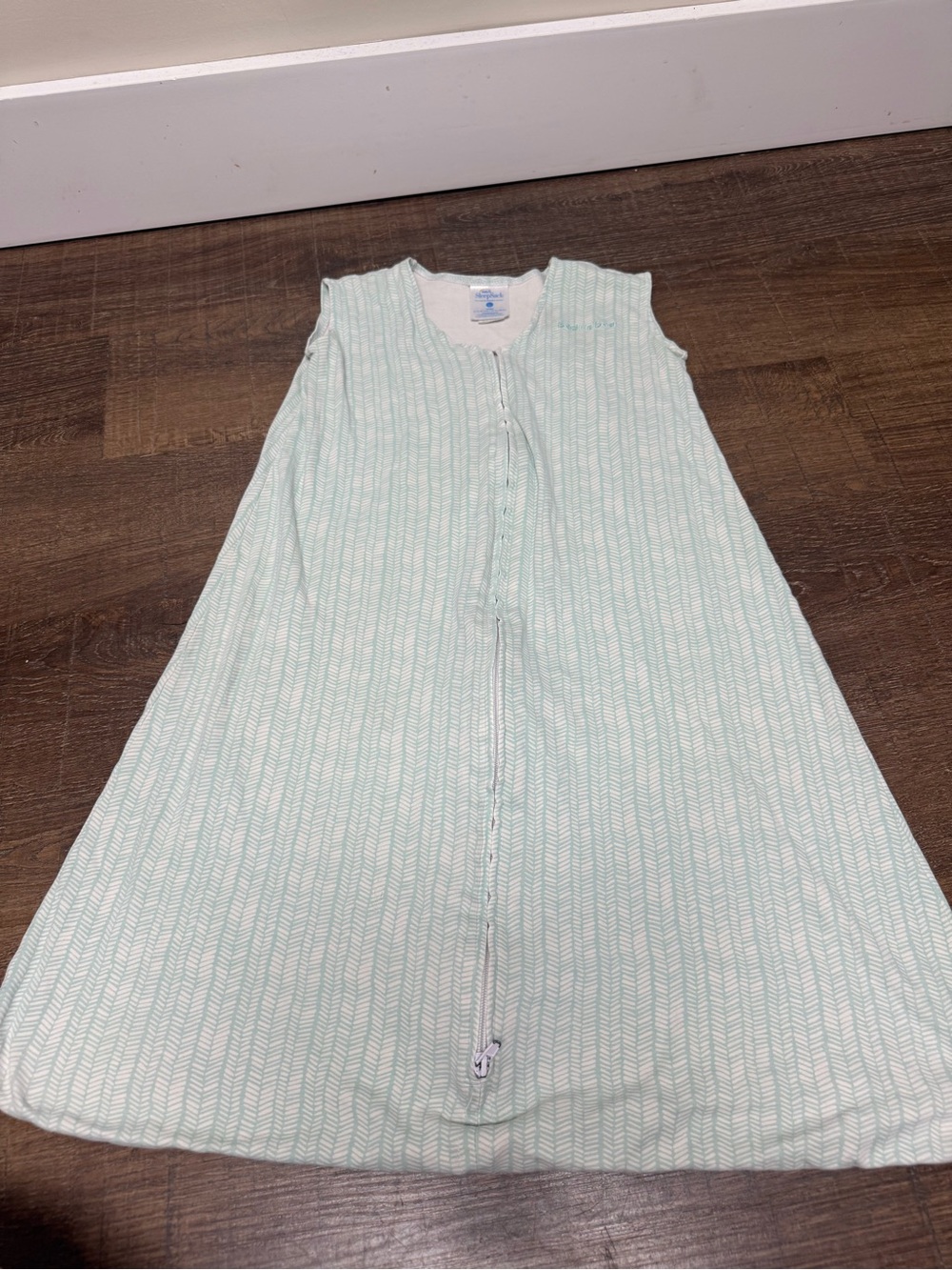 Halo Mint Green Sleeveless Zipper Sleep Sack Size Large